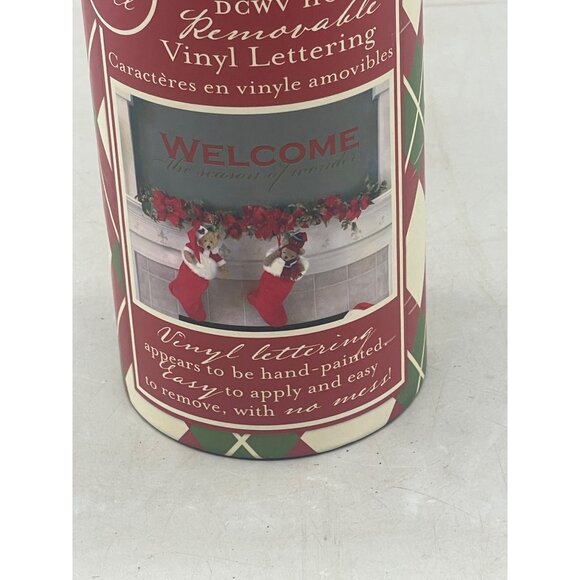 dcwv home welcome the season of wonder vinyl lettering decor Christmas READ used - Picture 2 of 8